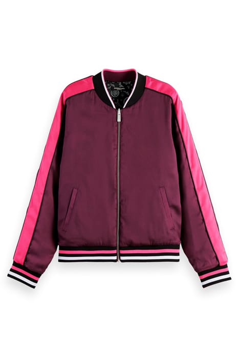 REVERSIBLE PADDED BOMBER JACKET IN RECYCLED POLYESTER PLANET 3