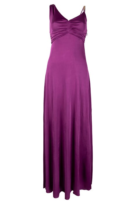 MARCIANO BY GUESS EMILIA LONG DRESS VIOLET FLOWER 3