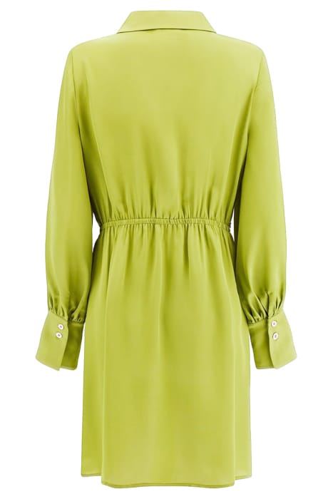 MARCIANO BY GUESS PETRA DRESS SOLID TAKE ROOT GREEN 6