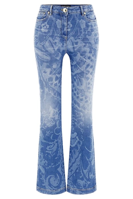 MARCIANO BY GUESS LASER BROKEN DENIM LIGHT BLUE STRAIGHT WAS 4