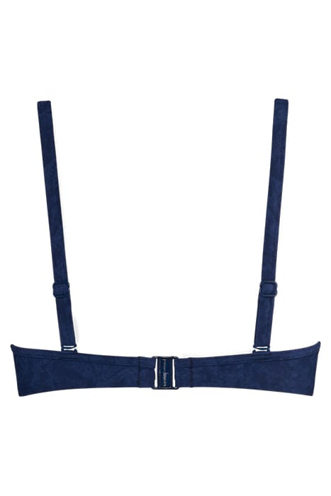 ALABAMA SWING DEEP BLUE WAVES PUSH UP BIKINI TOP 4