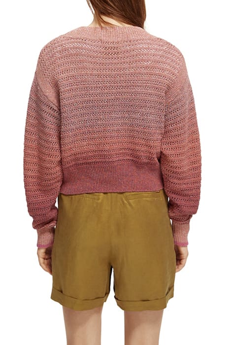 DEGRADE MULTI-COLOR PULLOVER PINK PUNCH MELANGE 4