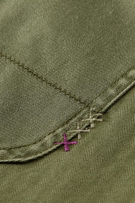 THE PIP UTILITY BOYFRIEND CHINO IN ORGANIC COTTON MILITARY G 3