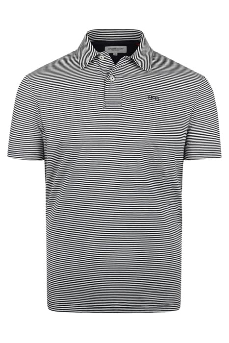STRIPE JERSEY POLO NAVY 1