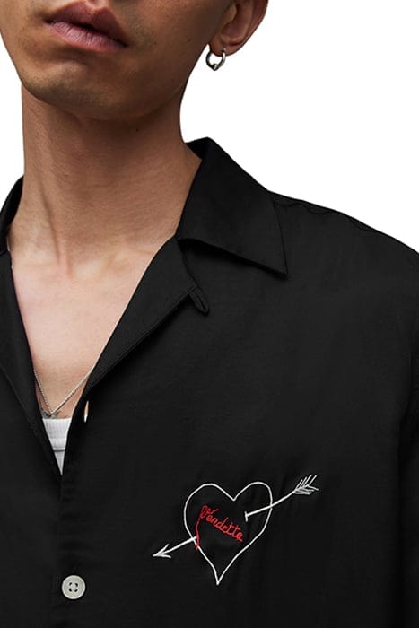 VENDETTA SS SHIRT JET BLACK 5