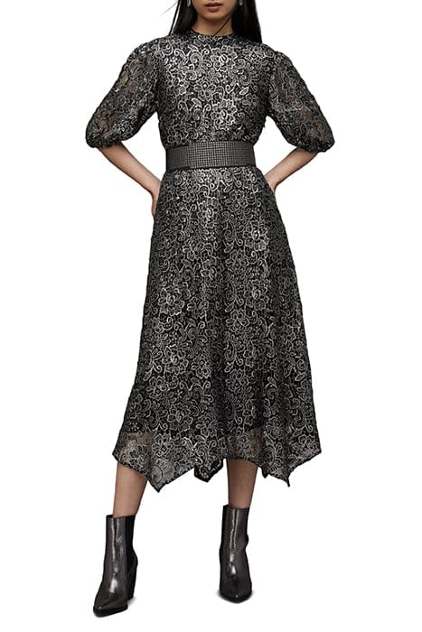 CAMILA BRODERIE DRES GUNMETAL GREY 4