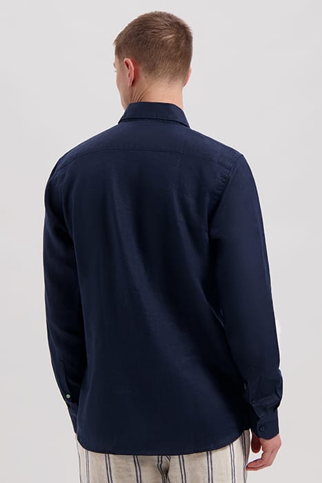 BASIC SHIRT LINEN DK. NAVY 2