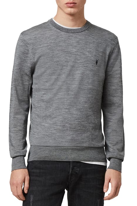 MODE MERINO CREW GREY MARL 1