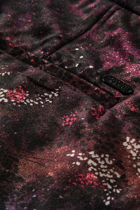 VELVET HIGH-RISE FLARED TROUSERS MIDNIGHT SLATE 3