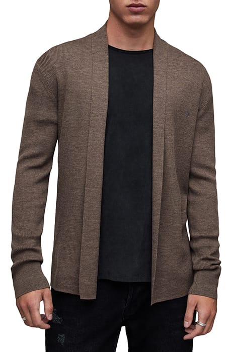 MODE MERINO OPEN CAR VOLE BROWN MARL 1