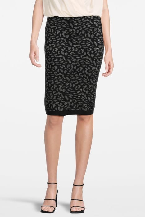 GIORNALAIO GONNA JACQUARD LURE BLACK/SILVER 1