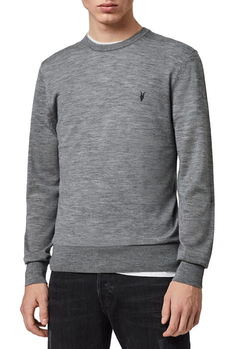MODE MERINO CREW GREY MARL 3