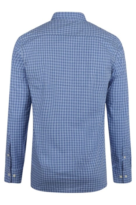 SMALL TONAL CHECK SHIRT MEDIUM BLUE 2