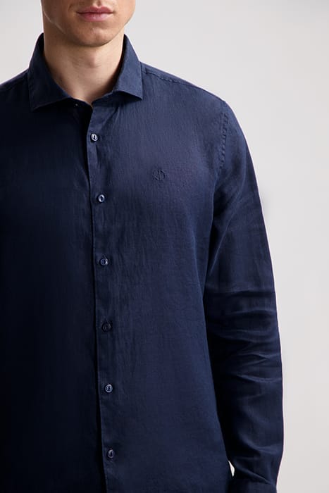 BASIC SHIRT LINEN DK. NAVY 4