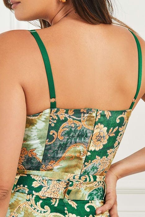 MARCIANO BY GUESS BLOSSOM CORSET HEIRLOOM TOP PRINT 7