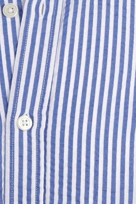 SEERSUCKER STRIPE SHIRT NAVY 5