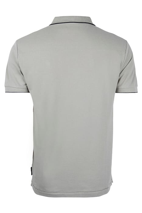 TIPPED PIQUE POLO NEW SAGE / MARINE 2