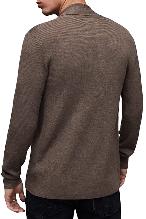 MODE MERINO OPEN CAR VOLE BROWN MARL 2