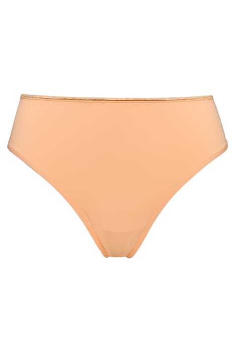 DAME DE PARIS APRICOT AND GOLD THONG 3