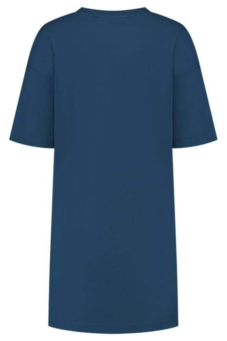 NIKKIE LOGO TEE DRESS NAVY 2