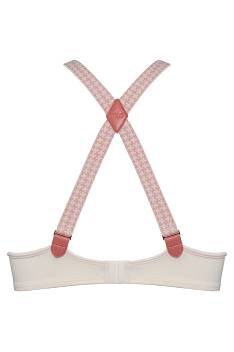GLORIA TERRA PIED DE POULE PLUNGE BALCONY BRA 5