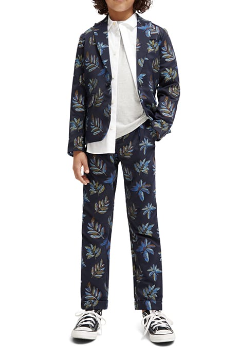 LOOSE TAPERED-FIT JACQUARD PANTS LEAF JACQUARD 3