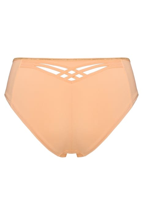 DAME DE PARIS APRICOT AND GOLD BRAZILIAN BRIEFS 4