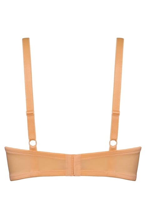 DAME DE PARIS APRICOT AND GOLD BALCONY BRA 5