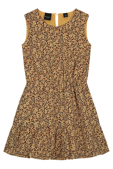 NORA DRESS SOFT ORANGE PANTHER 1