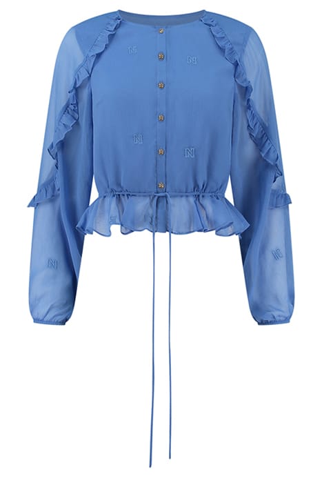 SAMANTHA BLOUSE BLUE LAGOON 1