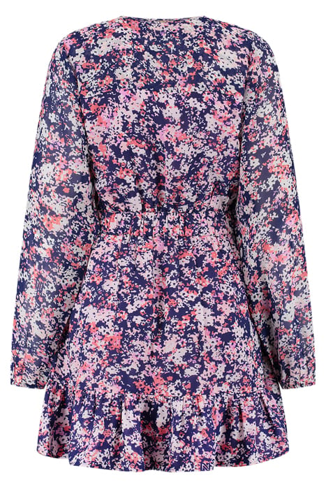 VANESSA DRESS NAVY/CANDY PINK 2