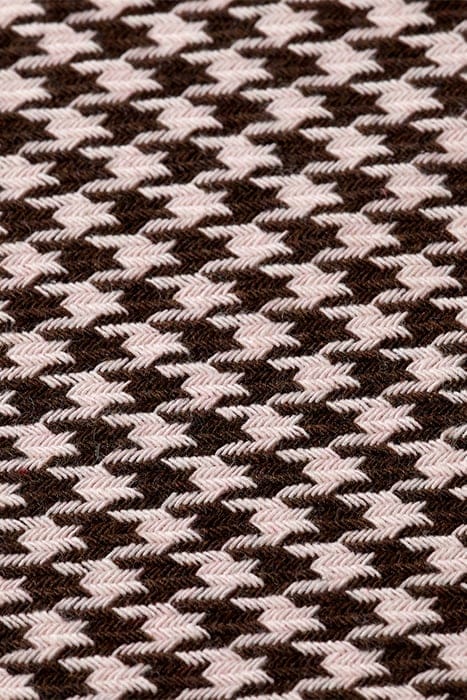 HANA - HOUNDSTOOTH HIGH RISE WIDE LEG PANTS HOUNDSTOOTH PINK 8