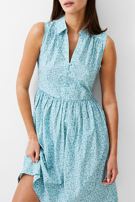 BREYA SLEEVELESS SMOCK DRESS STILL WATER 3