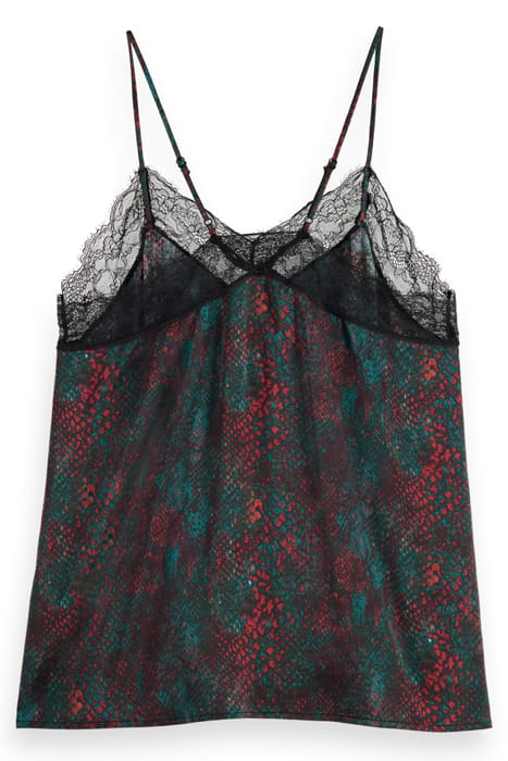 CAMISOLE WITH LACE TRIM SNAKE 5