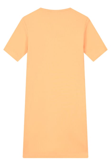 NN CUTOUT RIB DRESS SUNSET ORANGE 2