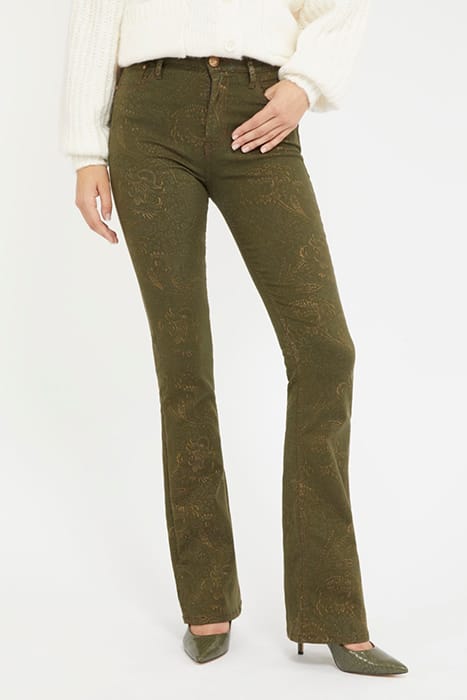 MARCIANO BY GUESS SEXY FLARE DAMASC CAMEL BLACK 1
