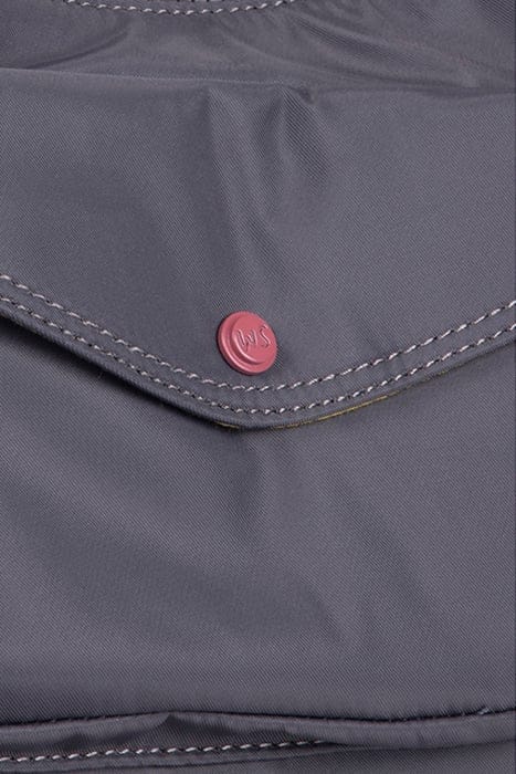 WINNIE NYLON CROBODY CHARCOAL GREY 4