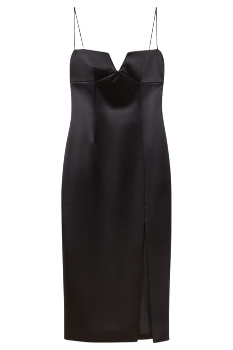 RUE-RACHEL MIDI DRESS — BLACK 3