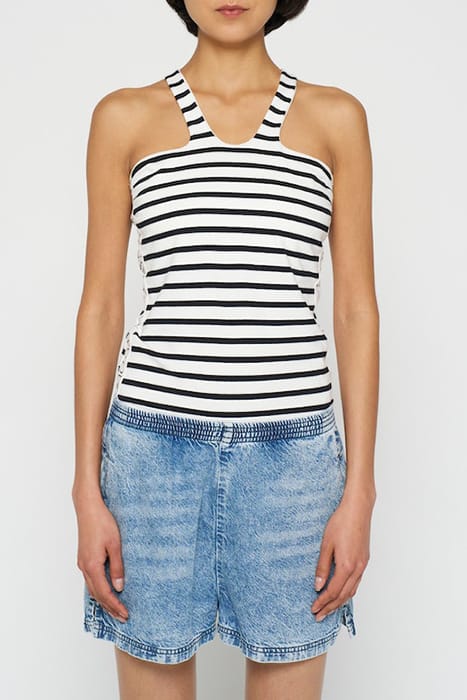 SPORTY WRAPPER STRIPE ECRU/BLACK 1