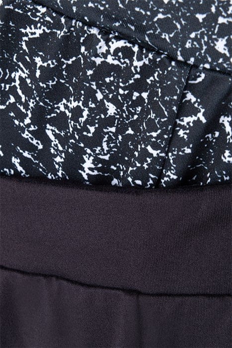 LADIES AOP CYCLE SHORTS 2-PACK BLACK/WHITE+BLACK 5