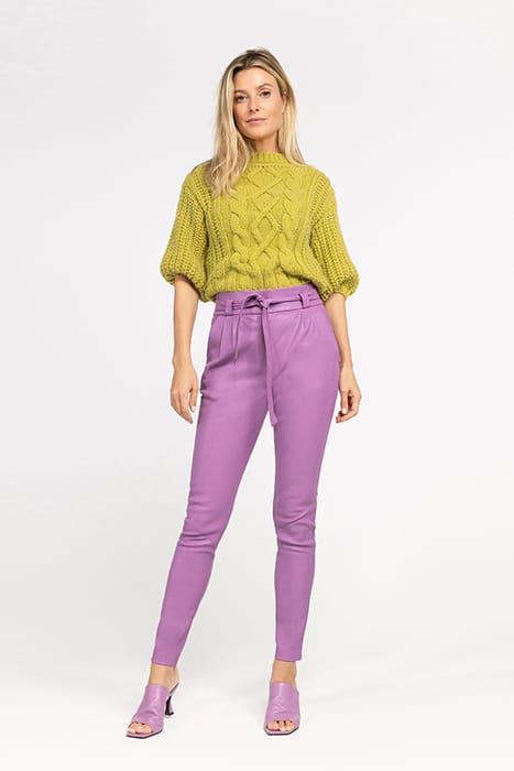 PAULA STRETCH LEATHER WILD ROSE 1