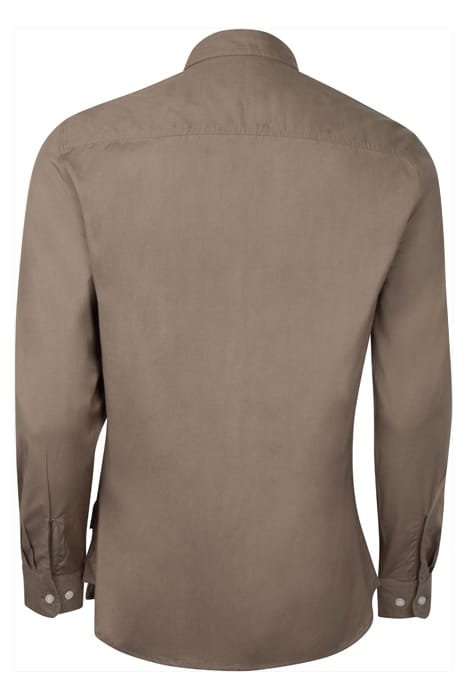 OXFORD OVERSHIRT L/S SOLID LGT. KHAKI 2