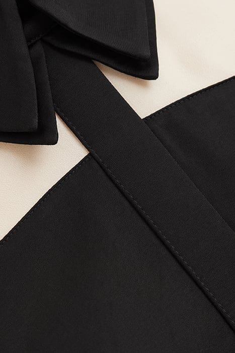 VENETO COLOUR SHIRT DRESS — BLACK 5