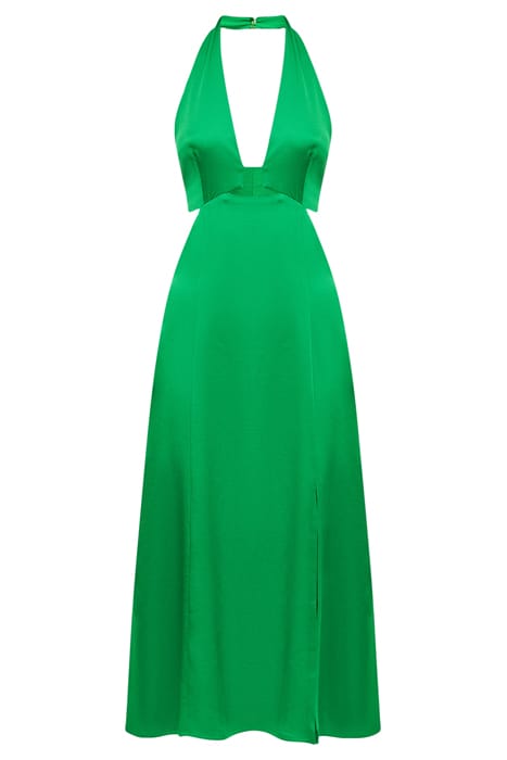 MAIA CUT MIDI DRESS GREEN 4
