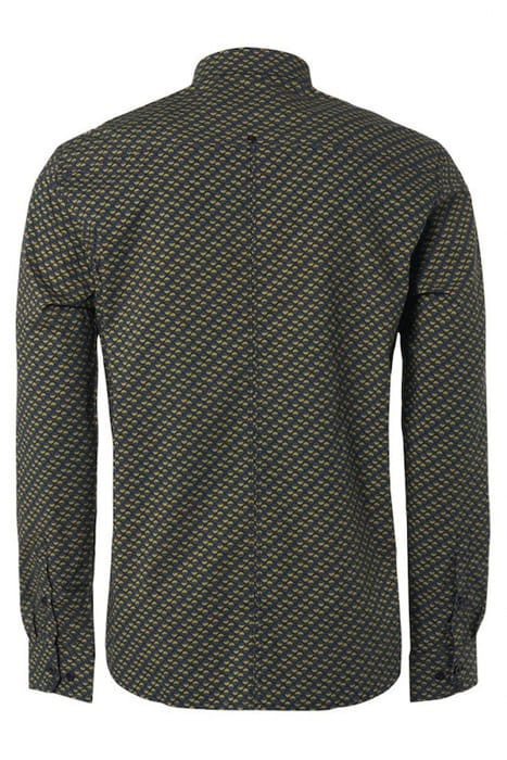 SHIRT STRETCH ALLOVER PRINTED OLIVE 5