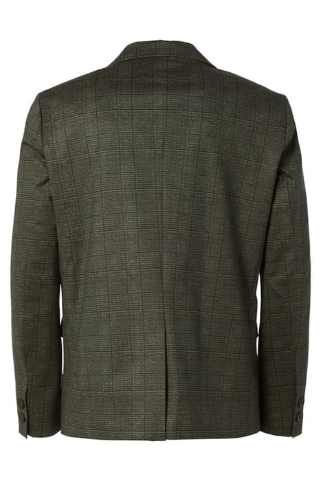 BLAZER JERSEY STRETCH CHECK TAUPE 5