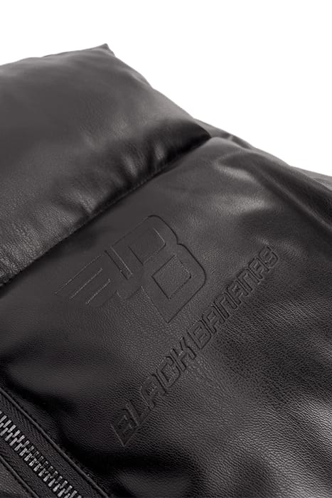 FAUX LEATHER BODYWARMER BLACK 6