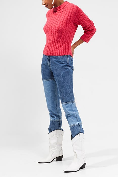 JACQUELINE CREW NK JUMPER RASPBERRY 4