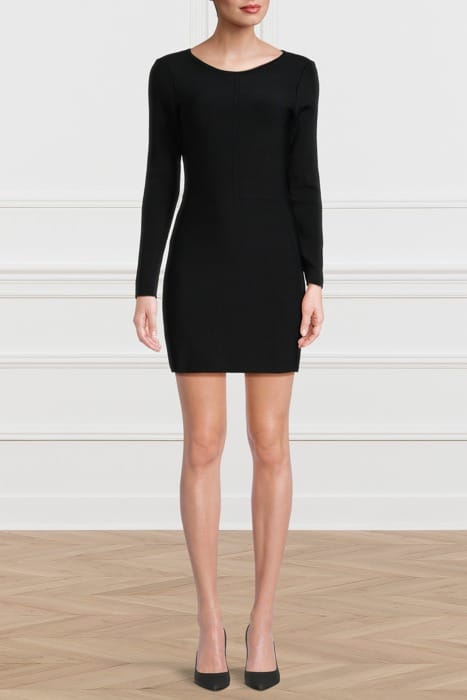 MARCIANO BY GUESS ARIA SWEATER DRESS JET BLACK 1