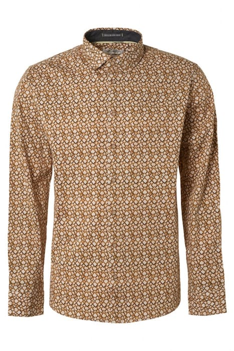 SHIRT STRETCH ALLOVER PRINTED OLIVE 1